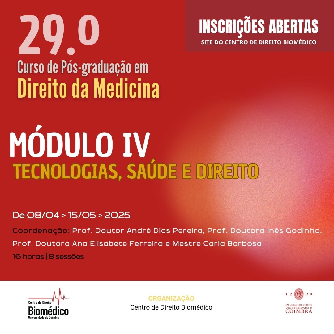 Módulo IV - Módulo Tecnologia, Saúde e Direito – outros