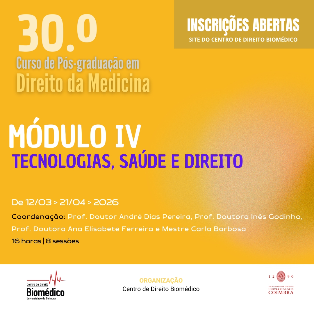 Módulo IV - Tecnologia, Saúde e Direito – outros