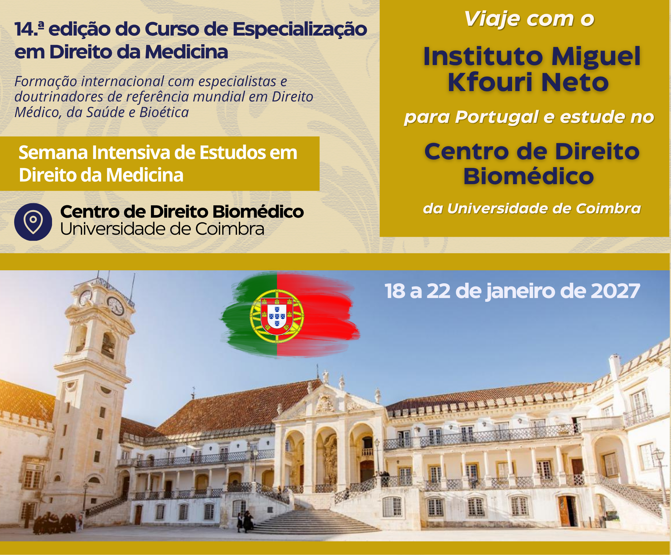 14.º Curso de Especialização em Direito da Medicina