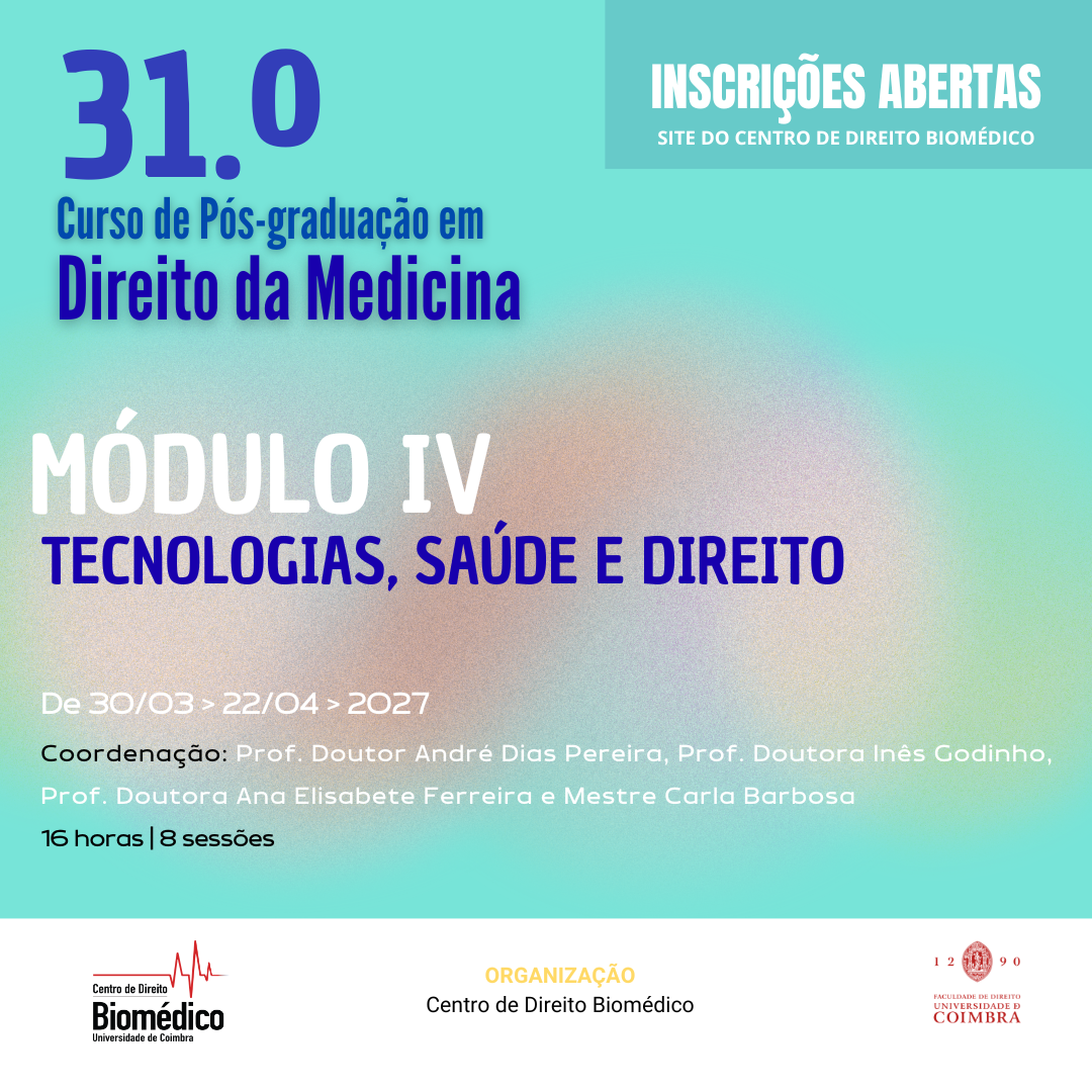 Módulo IV - Tecnologia, Saúde e Direito – outros