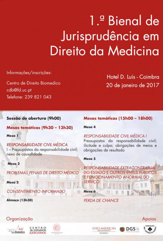 1.ª Bienal de Jurisprudência em Direito da Medicina