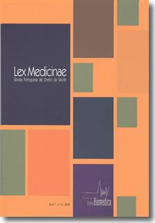 LEX MEDICINAE ANO 7 - Nº 13 REVISTA PORTUGUESA DE DIREITO DA SAÚDE